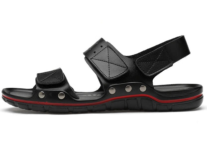 Men's Casual Leather Sandals - Summer, Outdoor & Walking, Soft & Luxurious