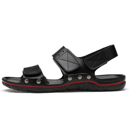 Men's Casual Leather Sandals - Summer, Outdoor & Walking, Soft & Luxurious