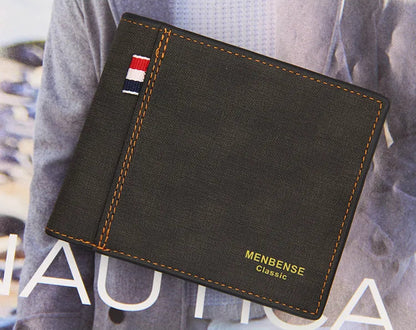 Men’s Classic Premium Fabric Wallet – Modern Style and Functionality