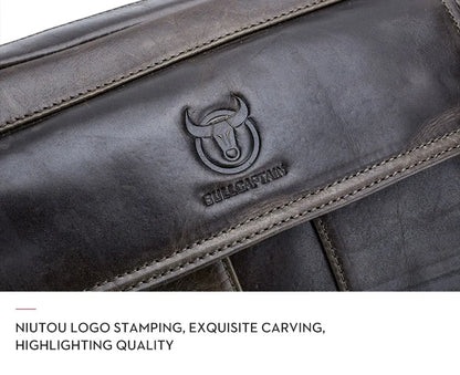 Men’s Leather Messenger Bag – Classic Style and High Durability