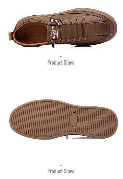 Men's Versatile Casual Shoes - Ultra Soft Leather and Pleasure