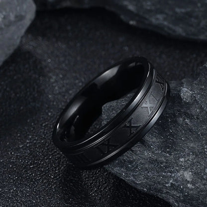 Roman Numeral Band Ring – Classic Style Reimagined