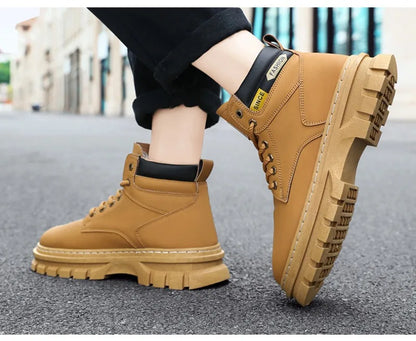 Herren Lederstiefel – Bequeme Retro Boots für Männer