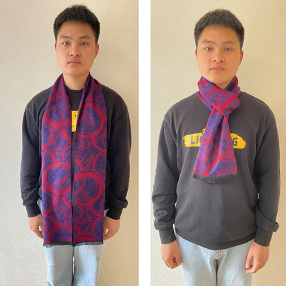 Men's Pashmina Scarf for Men, Wool Scarf for Winter.