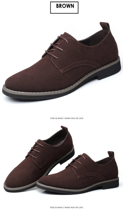 Herren Freizeitschuhe - Wildleder mit Schnürsenkeln