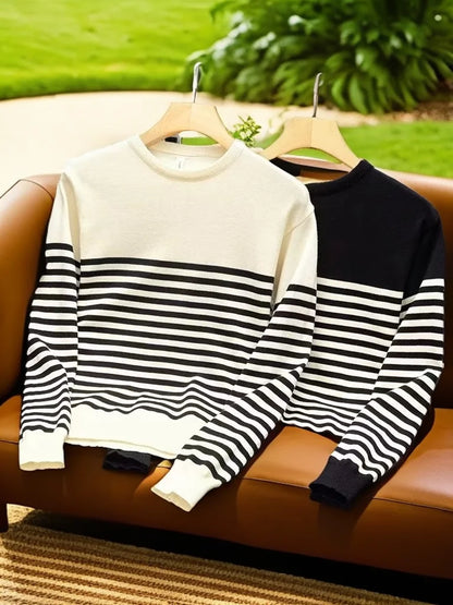 Modern Men’s Striped Sweater