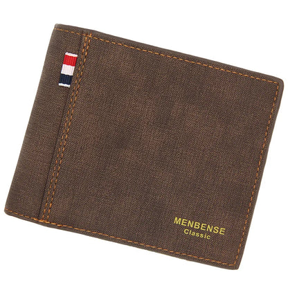 Men’s Classic Premium Fabric Wallet – Modern Style and Functionality