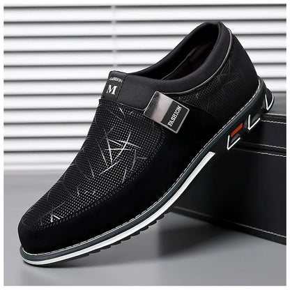 Herren Businessschuhe aus Leder - Bequeme Halbschuhe für die Arbeit