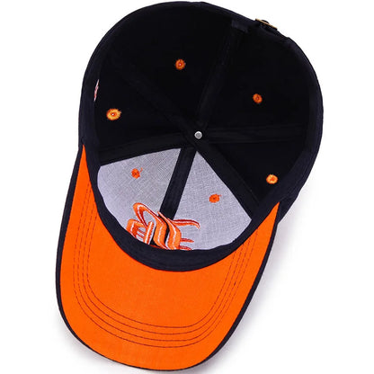 3D Embroidered Curved Brim Cap
