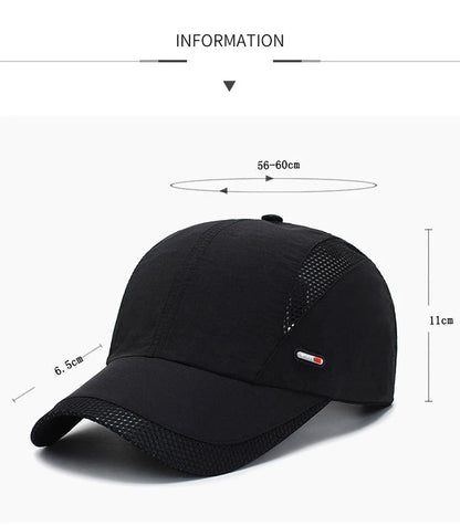 Outdoor Breathable Mesh Cap – Lightweight and Adjustable