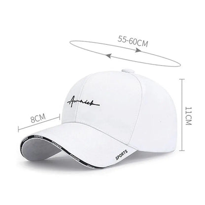 Premium Casual Cap, UV Protection - Adjustable, Solid Color, for Outdoor Running