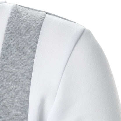 Men’s Sport Jacket with Contrasting Design and Slim Fit
