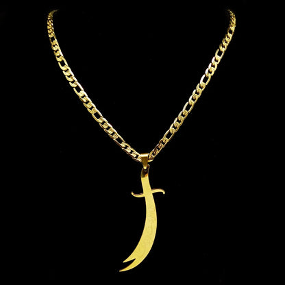 Men’s Scimitar Sword Necklace – Power & Style
