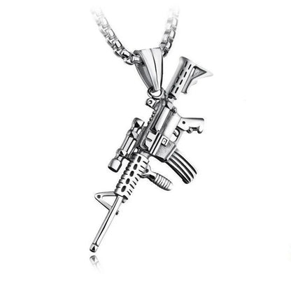 Men’s Rifle Necklace – Bold and Urban Style