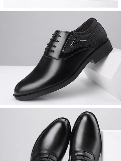 Herrenschuhe – Klassisches Freizeitleder, weich und formell