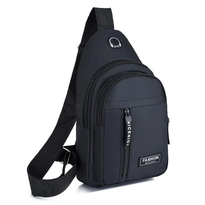 Men’s Casual Crossbody Sling Bag – Lightweight Urban Chest Pack for Daily Essentials