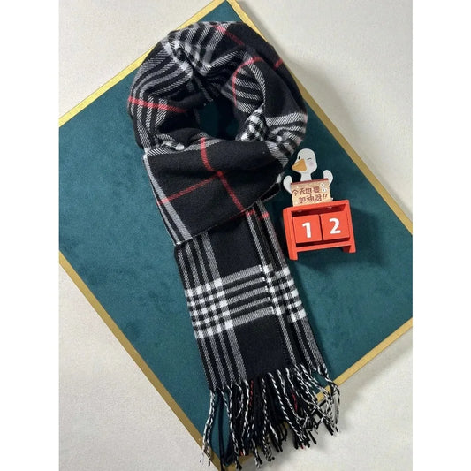 Warm Scarf - Winter Design, Men's Shawl.