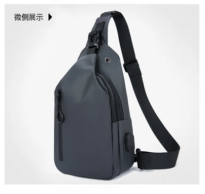 Men’s Sling Crossbody Bag – Compact, Modern, and Waterproof