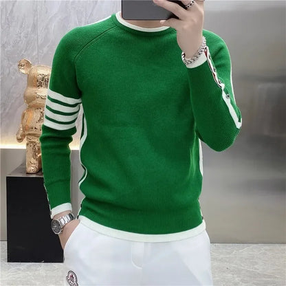 Men’s Slim Fit Knit Sweater – Minimalist Style with a Modern Touch