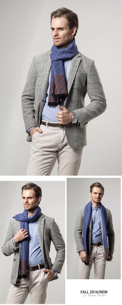 Luxury Men's Scarf, High Quality for Men