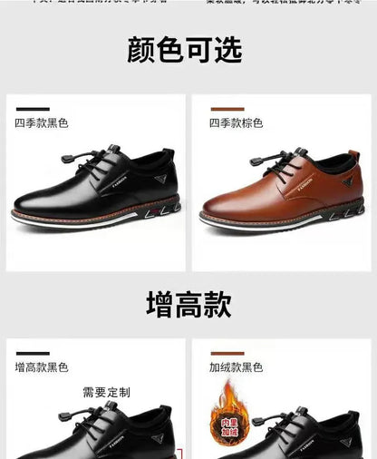 Freizeitschuhe im britischen Stil für Herren – Hochwertige Schuhe aus Kunstleder 
