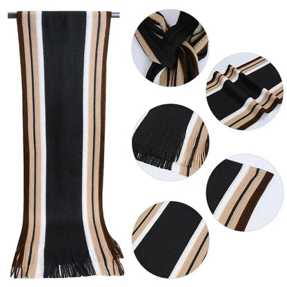 Classic Men's Scarf - Striped Business Casual