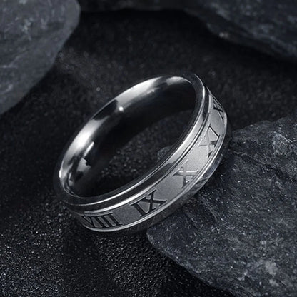 Roman Numeral Band Ring – Classic Style Reimagined