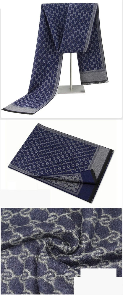 Men’s Modern Patterned Scarf – Style and Sophistication
