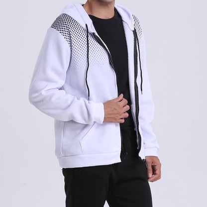 Gradient Print Sports Jacket – Performance Edition