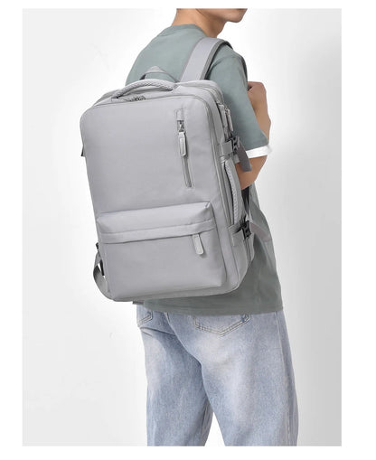 Men’s Multifunctional Backpack – Expandable, Waterproof, and Large Capacity