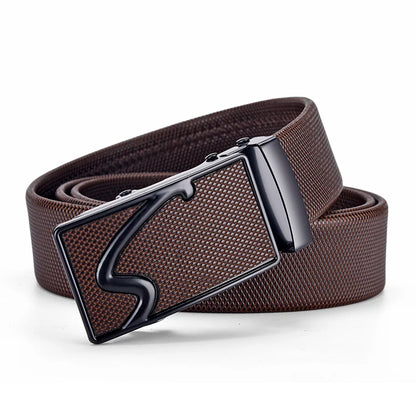 Men’s Automatic Buckle Belt – Elegant Leather Waistband