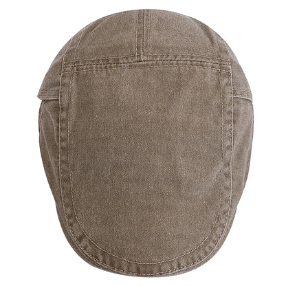 Men's Washed Cotton Beret