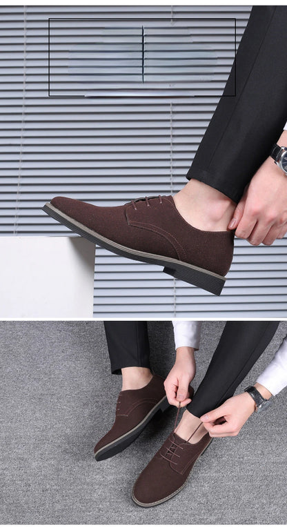 Herren Freizeitschuhe - Wildleder mit Schnürsenkeln