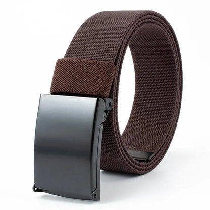 Men’s Nylon Belt with Automatic Ratchet Buckle – Sleek and Adjustable Design