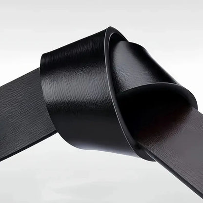 Stylish Men's Faux Leather Belt - Work and Business Belts with Automatic Buckle