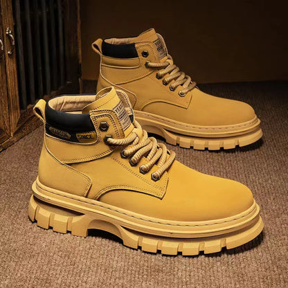 Herren Lederstiefel – Bequeme Retro Boots für Männer