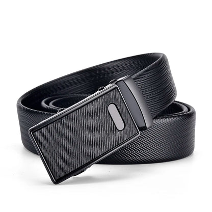 Men’s Automatic Buckle Belt – Elegant Leather Waistband