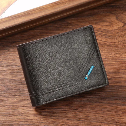 Men’s Wallet – Modern Design with Contrast Stitching