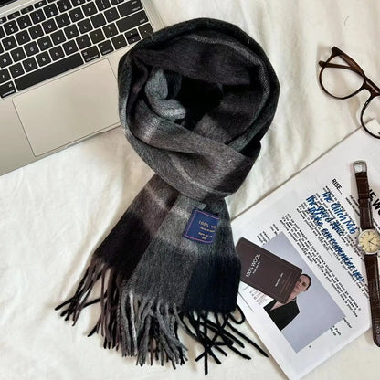 Men's wool scarf - British versatile