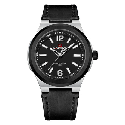 Men’s Casual Watch with Leather Strap