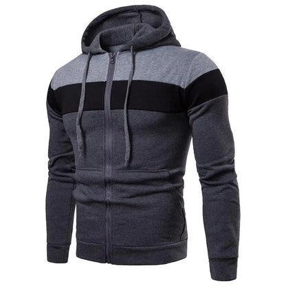 Men’s Tricolor Hoodie – Bold Look with Sporty Style