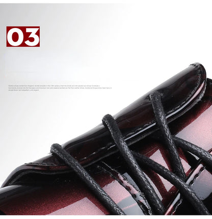 Luxuriöse Oxford-Schuhe für Herren – Retro-Blumendruck