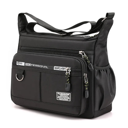 Men’s Crossbody Messenger Bag – Waterproof and Multi-Pocket Design