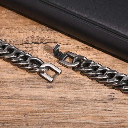 Men’s Stainless Steel Thick Link Bracelet