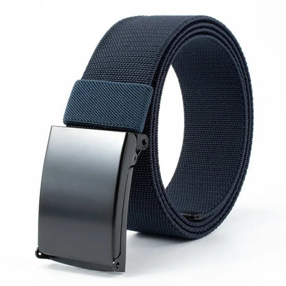 Men’s Nylon Belt with Automatic Ratchet Buckle – Sleek and Adjustable Design