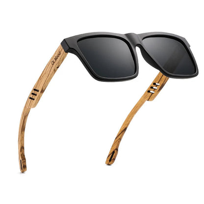 Polarized Sunglasses with Natural Bamboo Temples – Eco-Chic Style Polarized UV400