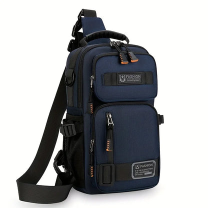 Tactical Crossbody Sling Bag for Men – Multi-Pocket Urban Chest Pack for Everyday Carry and Travel