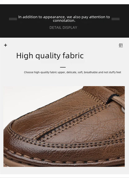 Men's Versatile Casual Shoes - Ultra Soft Leather and Pleasure