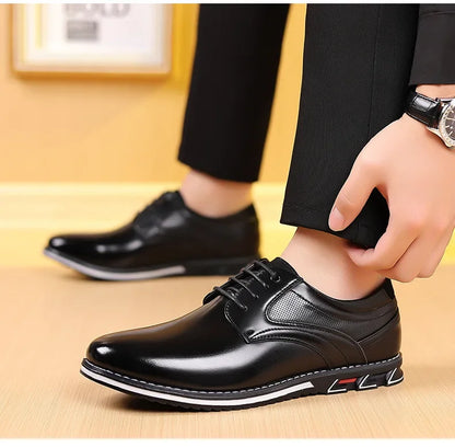 Retro Herrenschuhe - Business Brand Lederschuhe