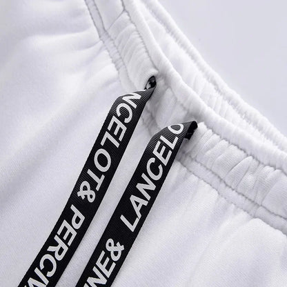 Men’s Bicolor Hoodie – Urban Style with Text Detail
